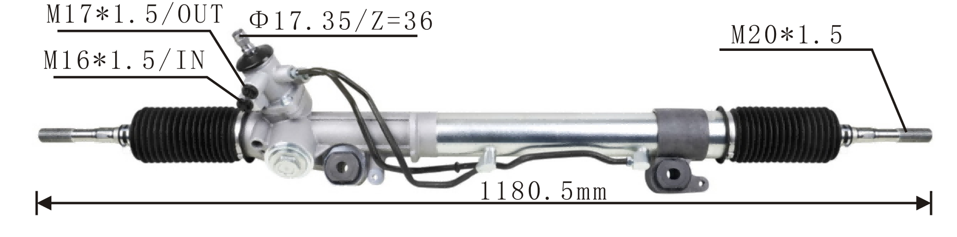Land Cruiser 4700 2003-2007 Hydraulic Power Steering Rack | KITLAMT