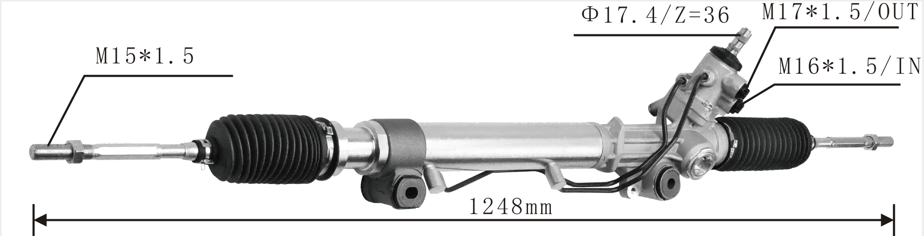 Toyota Prado 2700/4000 2002-2010 Hydraulic Power Steering Rack | KITLAMT