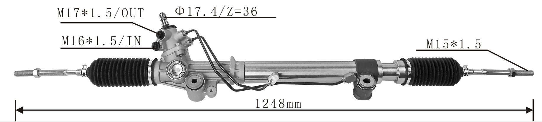 Toyota Prado 2700/4000 2002-2010 Hydraulic Power Steering Rack | KITLAMT