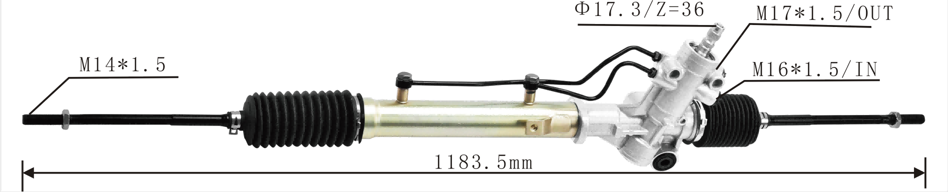 Toyota Rav-4 1996-2000 Hydraulic Power Steering Rack | KITLAMT