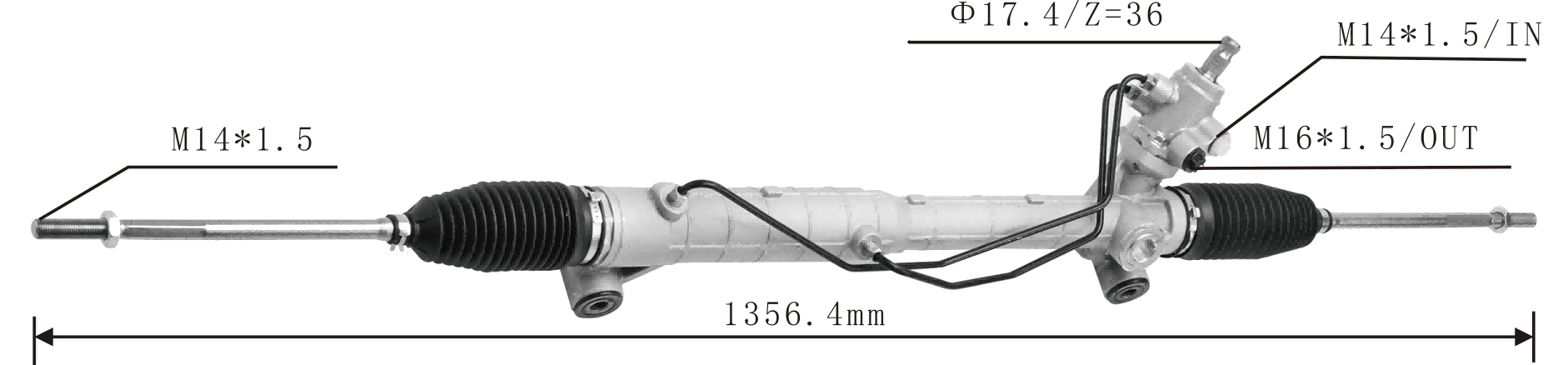 Suzuki Grand Vitara 2005- Hydraulic Power Steering Rack | KITLAMT