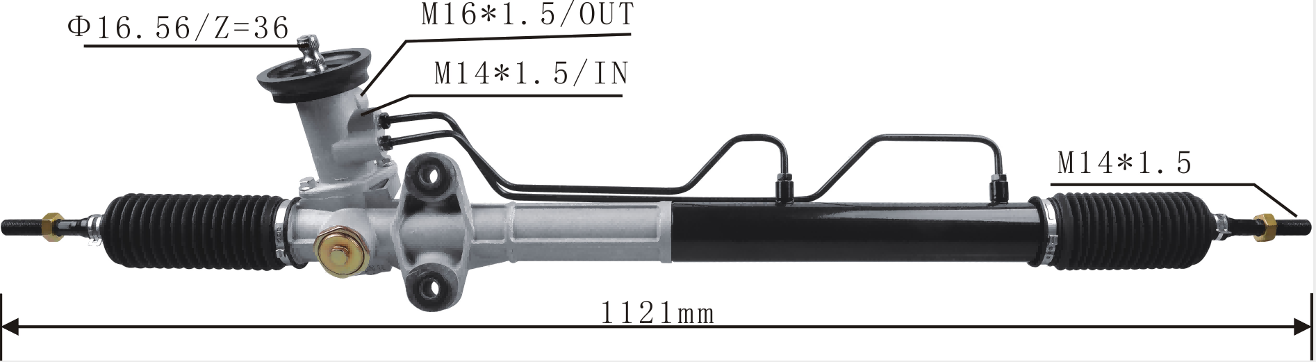 Hyundai Sonata 1999-2005 Hydraulic Power Steering Rack | KITLAMT