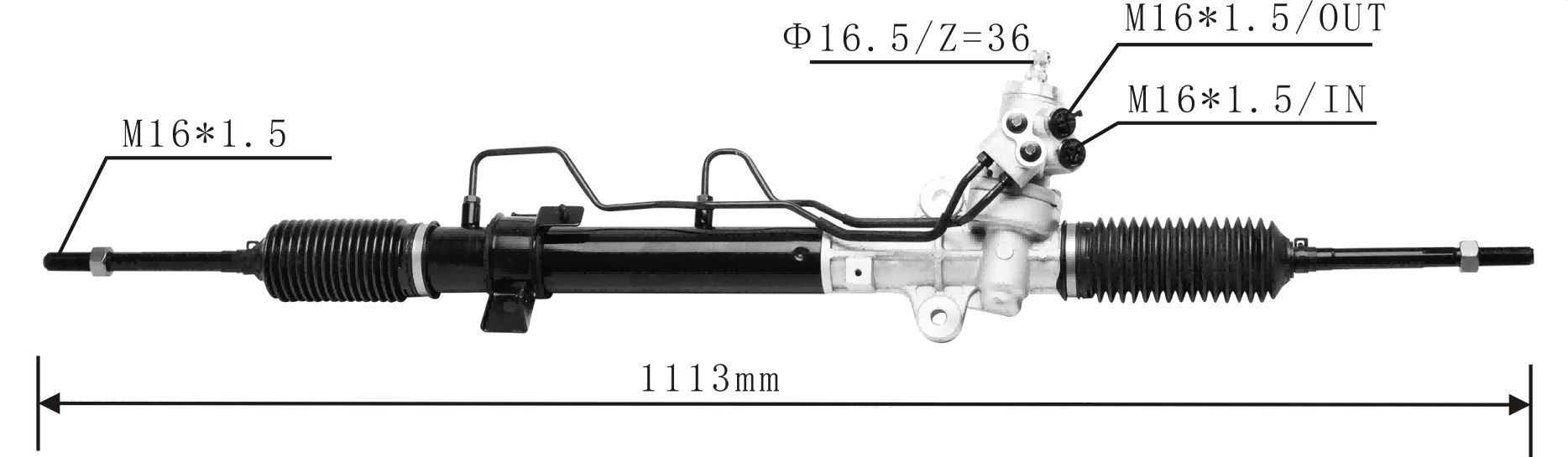 Hyundai Tucson 2004-2010 Hydraulic Power Steering Rack | KITLAMT