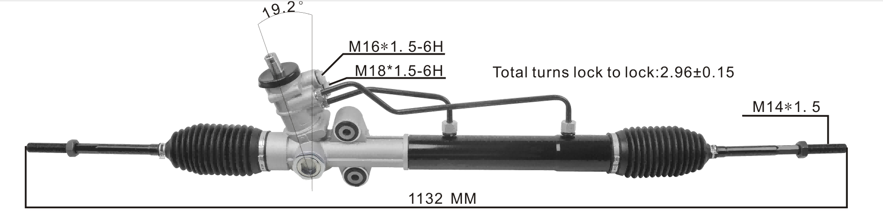 Daewoo Lacetti 2002-2005 Hydraulic Power Steering Rack | KITLAMT