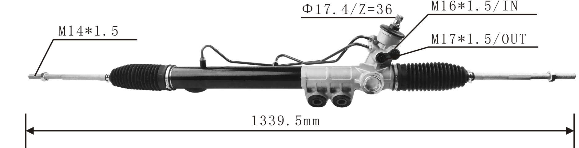 Isuzu D-Max 4WD 2012- Hydraulic Power Steering Rack | KITLAMT