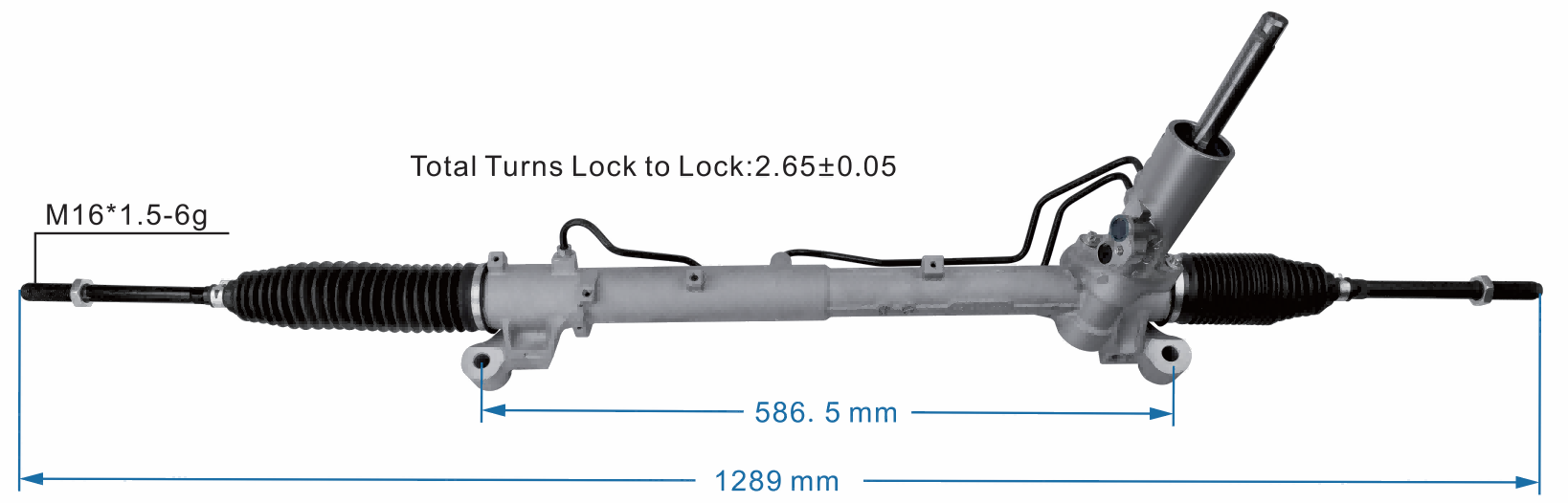 Ford Focus C-Max 2007-2011 Hydraulic Power Steering Rack | KITLAMT
