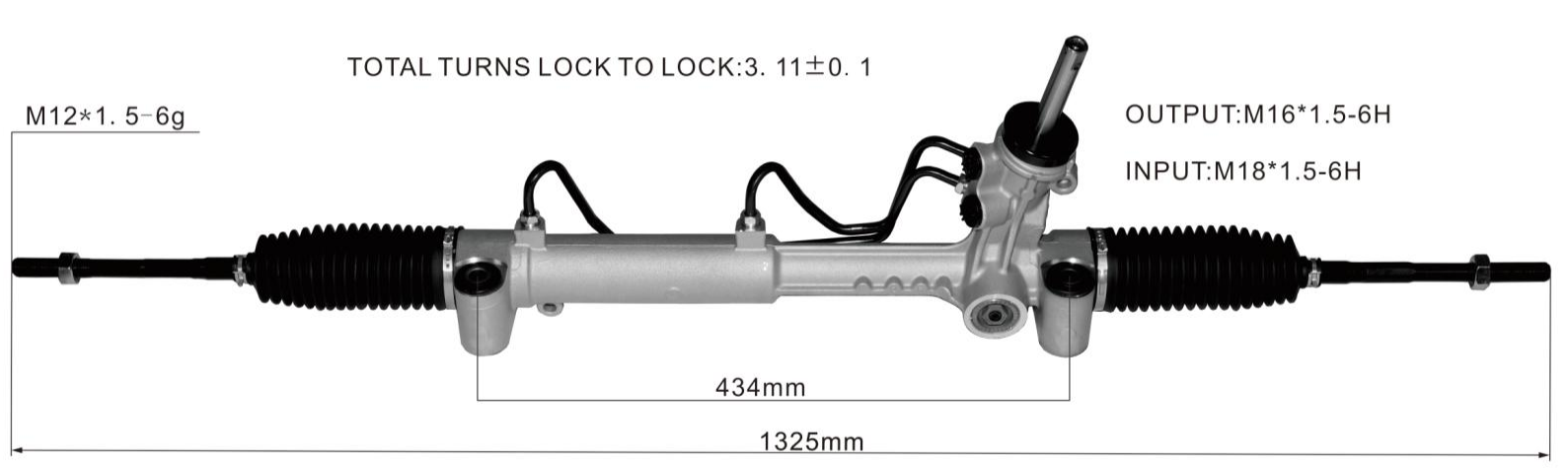 Opel Zafira 2005-2014 Hydraulic Power Steering Rack | KITLAMT