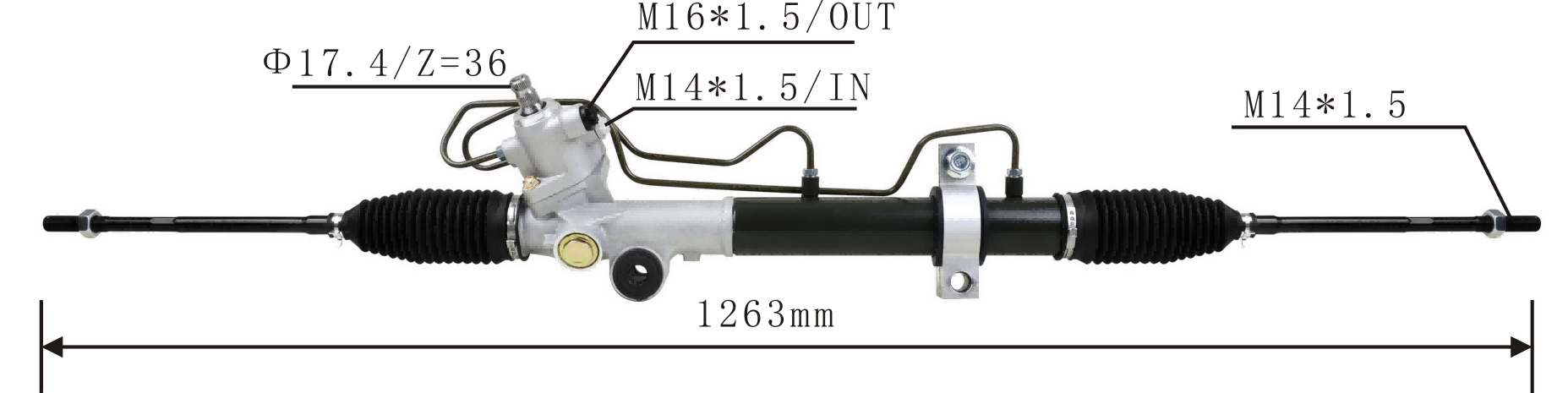 Nissan Altima 2002- Hydraulic Power Steering Rack | KITLAMT