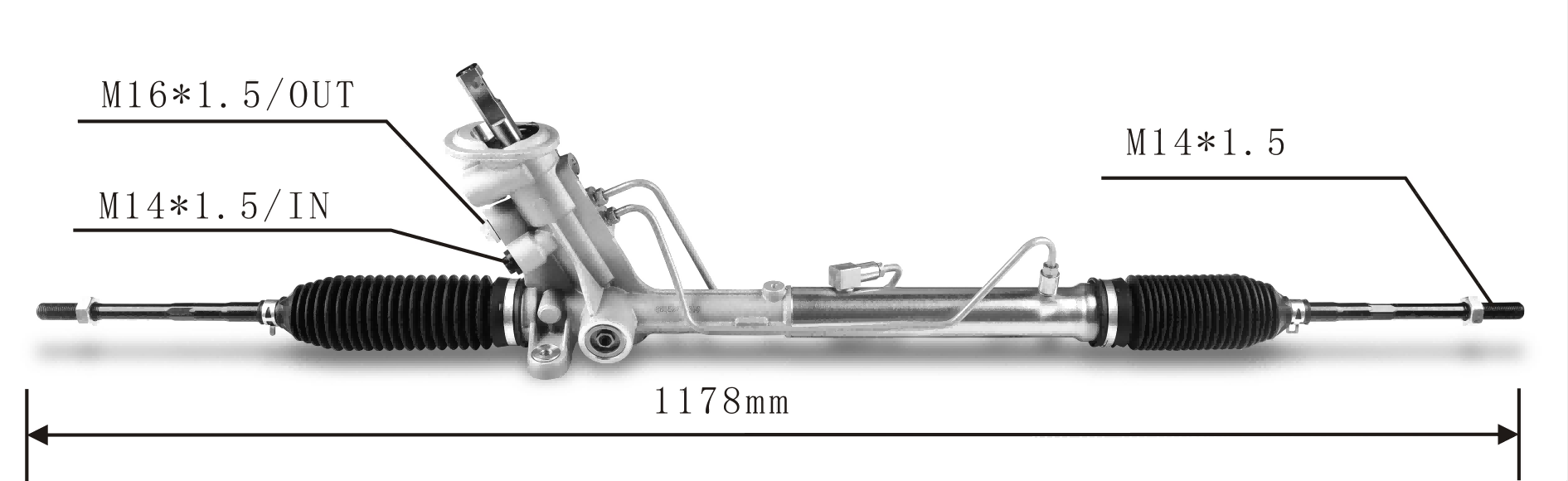 Volkswagen Gol G5 2009- Hydraulic Power Steering Rack | KITLAMT