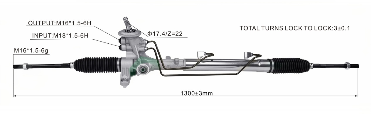 Volkswagen Jetta A6 2011-2014 Hydraulic Power Steering Rack | KITLAMT