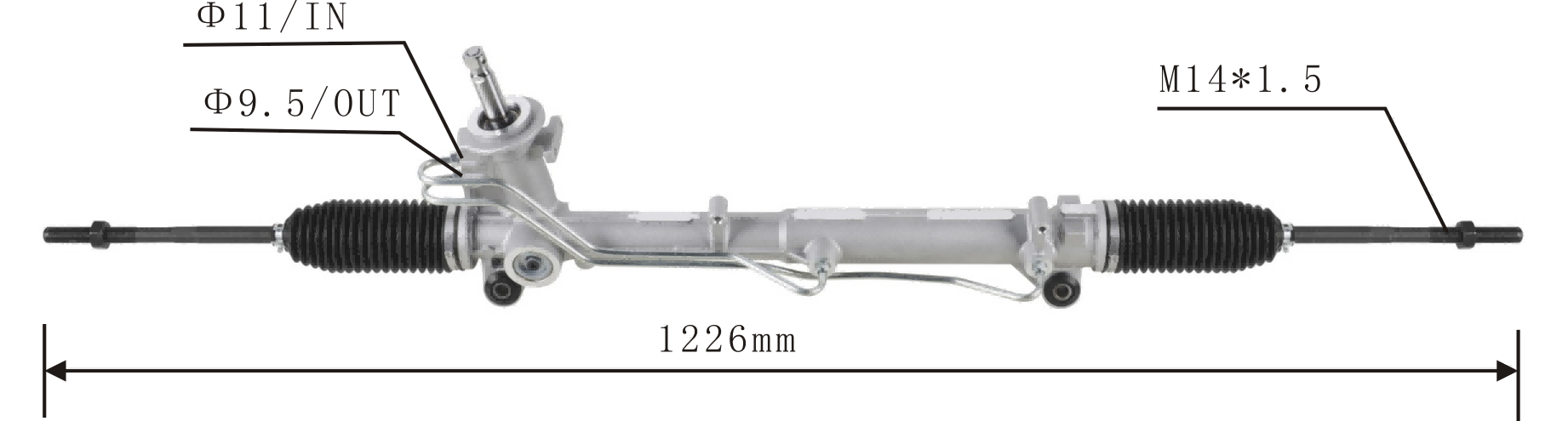 Ford Fiest First 2003-2011 Hydraulic Power Steering Rack | KITLAMT
