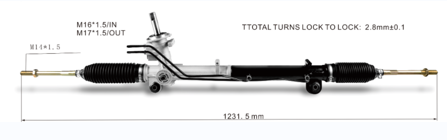 Ford Fiesta Ikon Hydraulic Power Steering Rack | KITLAMT