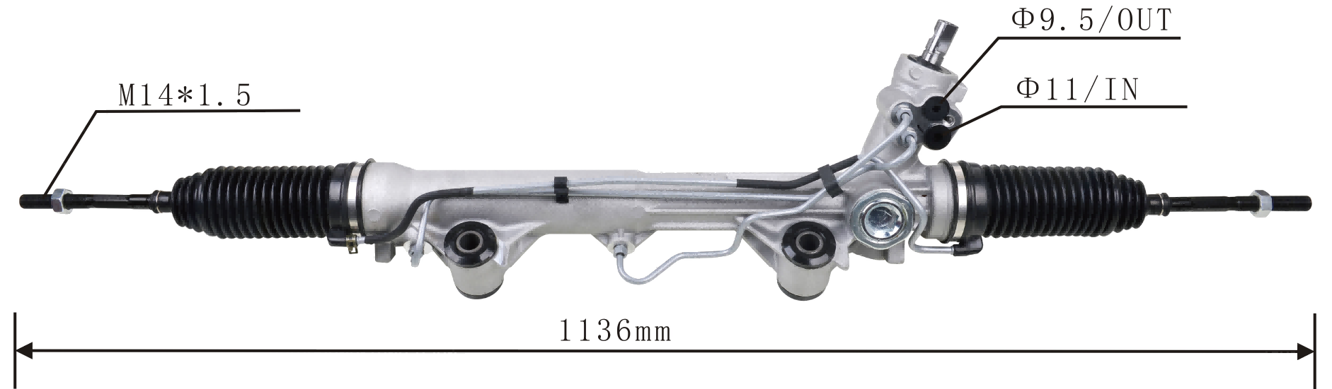 Ranger 2WD/4WD 1998-2012 Hydraulic Power Steering Rack | KITLAMT