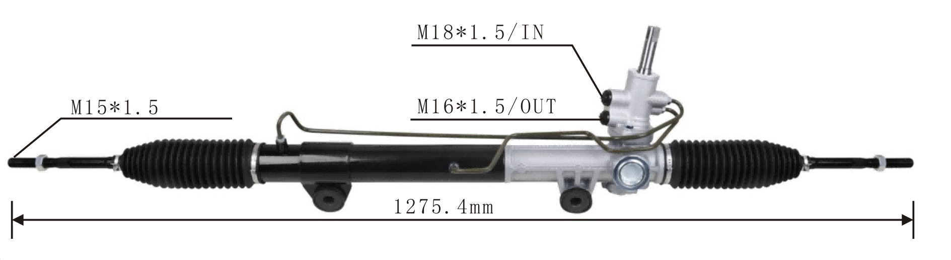 Dodge Dakota 2WD/4WD 3.7L/4.7L 2005-2012 Hydraulic Power Steering Rack | KITLAMT