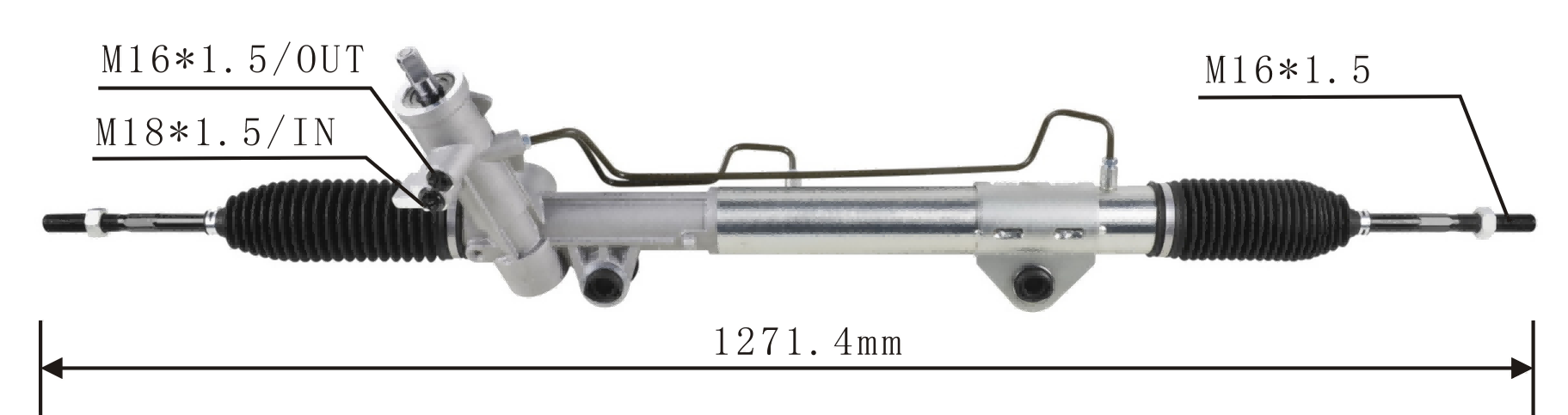 Dodge Dakota 4WD 2000-2004 Hydraulic Power Steering Rack | KITLAMT