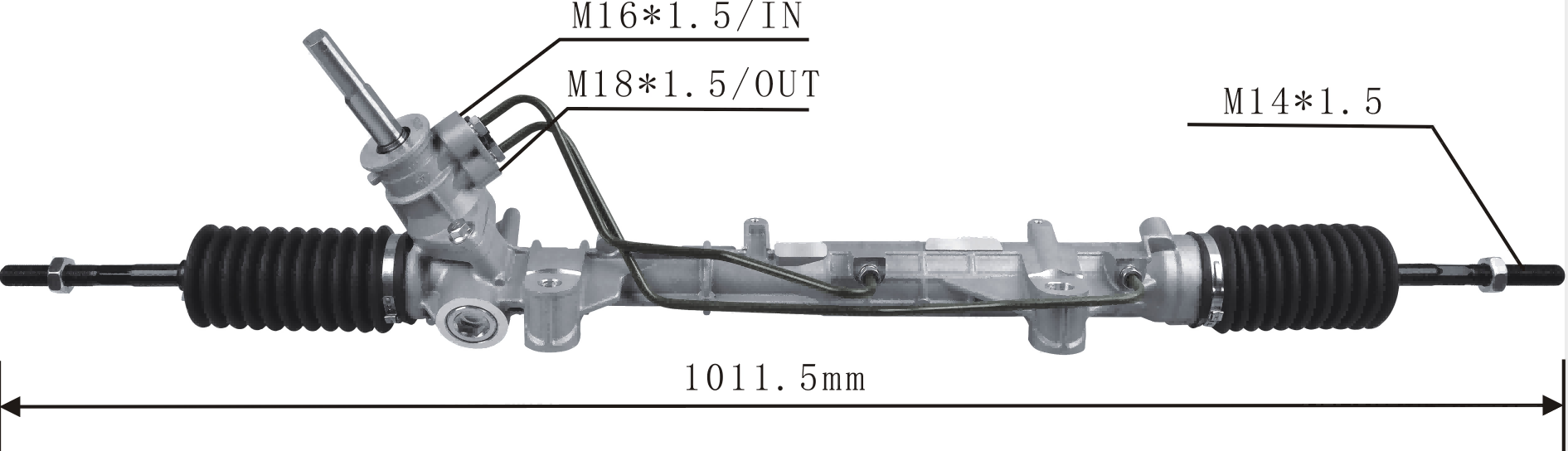 Renault Logan 2004- Hydraulic Power Steering Rack | KITLAMT