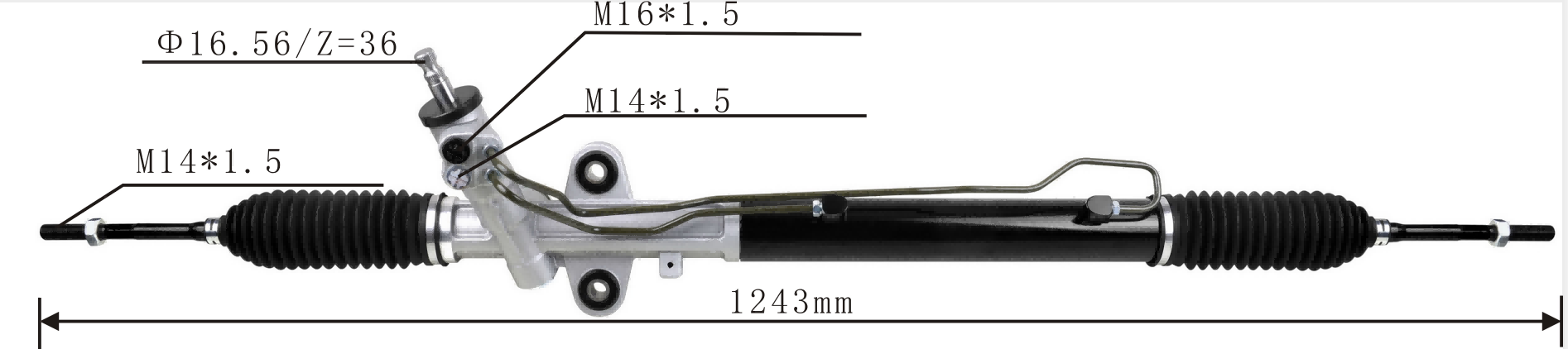 Hyundai Starex H-1 07- Hydraulic Power Steering Rack | KITLAMT