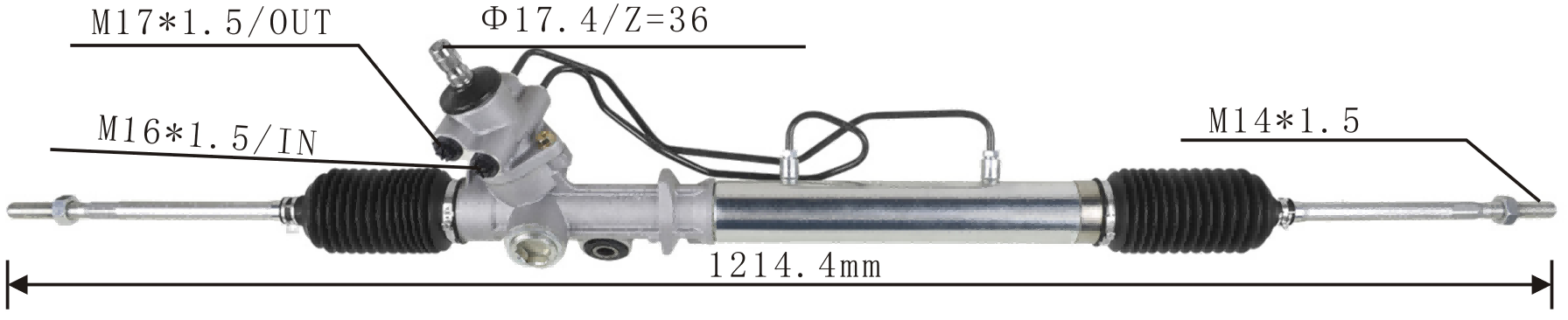 Toyota LiteAce, TownAce 1996- Hydraulic Power Steering Rack | KITLAMT