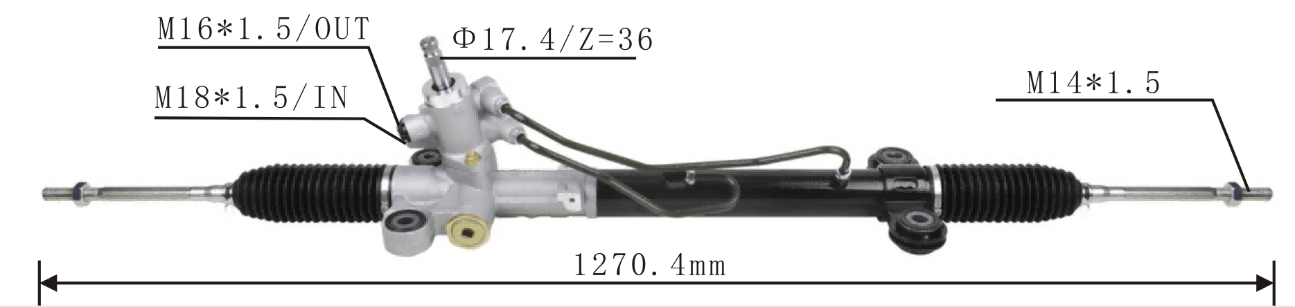 Honda CR-V RE4 2007- Hydraulic Power Steering Rack | KITLAMT