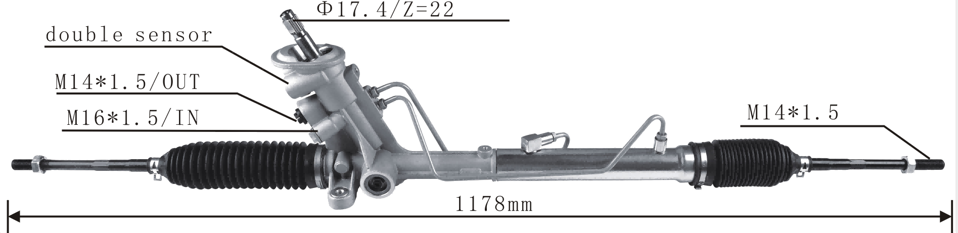 Volkswagen Fox Suran 2008-2013 Hydraulic Power Steering Rack | KITLAMT