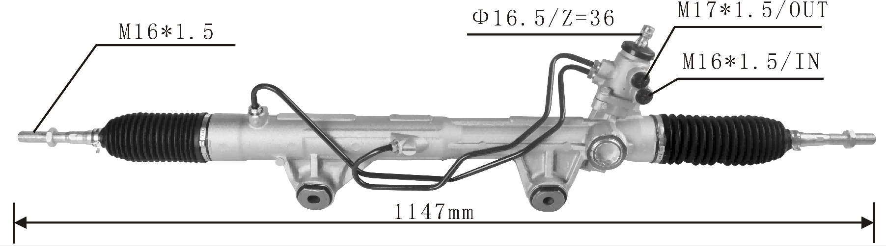 Mitsubishi Triton 2015- Hydraulic Power Steering Rack | KITLAMT