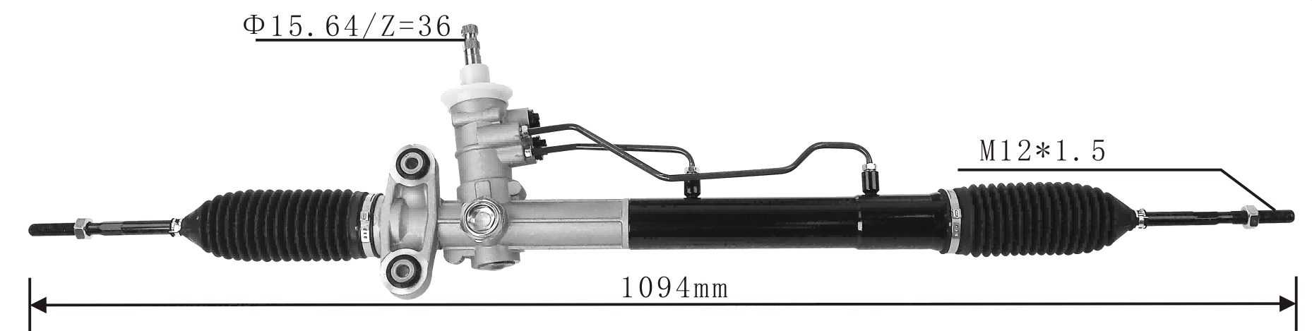 Daewoo Matiz Classic (South Korea) 2005- Hydraulic Power Steering Rack | KITLAMT