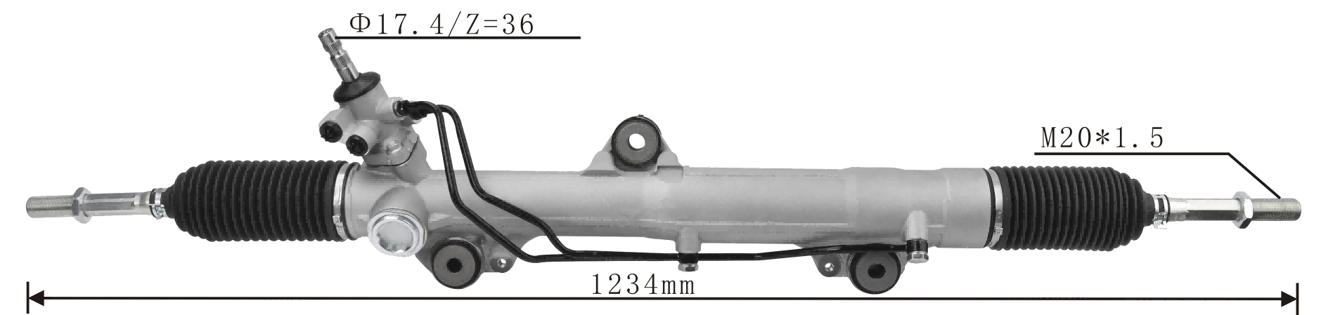 Land Cruiser 5700 2007- Hydraulic Power Steering Rack | KITLAMT