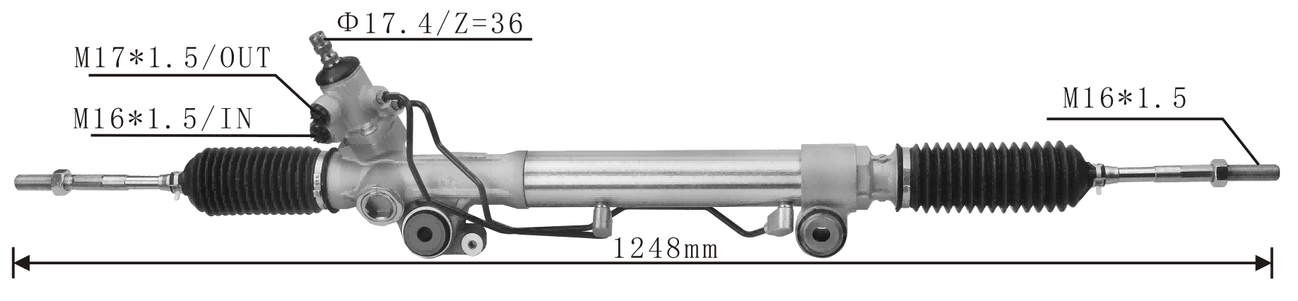 Toyota Prado 2700/4000 2009-2017 Hydraulic Power Steering Rack | KITLAMT