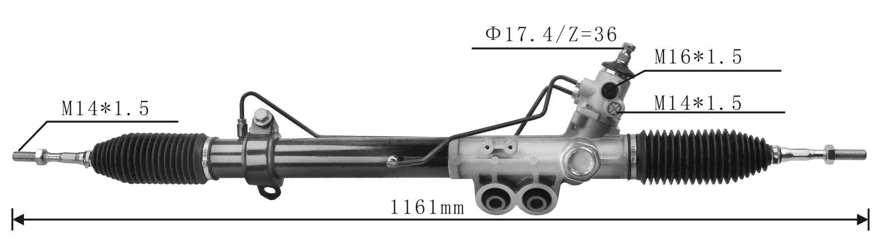 Nissan Navara Hydraulic Power Steering Rack | KITLAMT