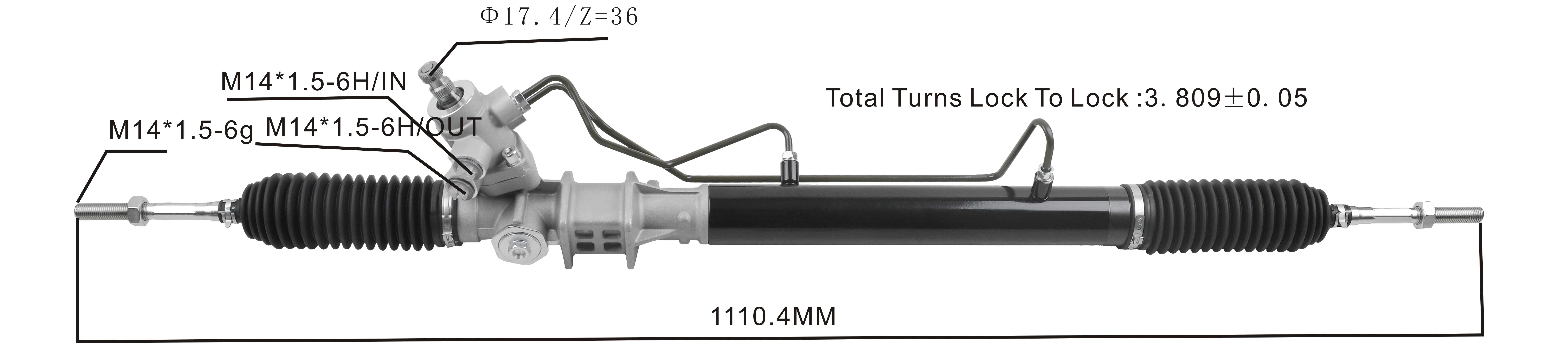 Suzuki Escudo 1999- Hydraulic Power Steering Rack | KITLAMT