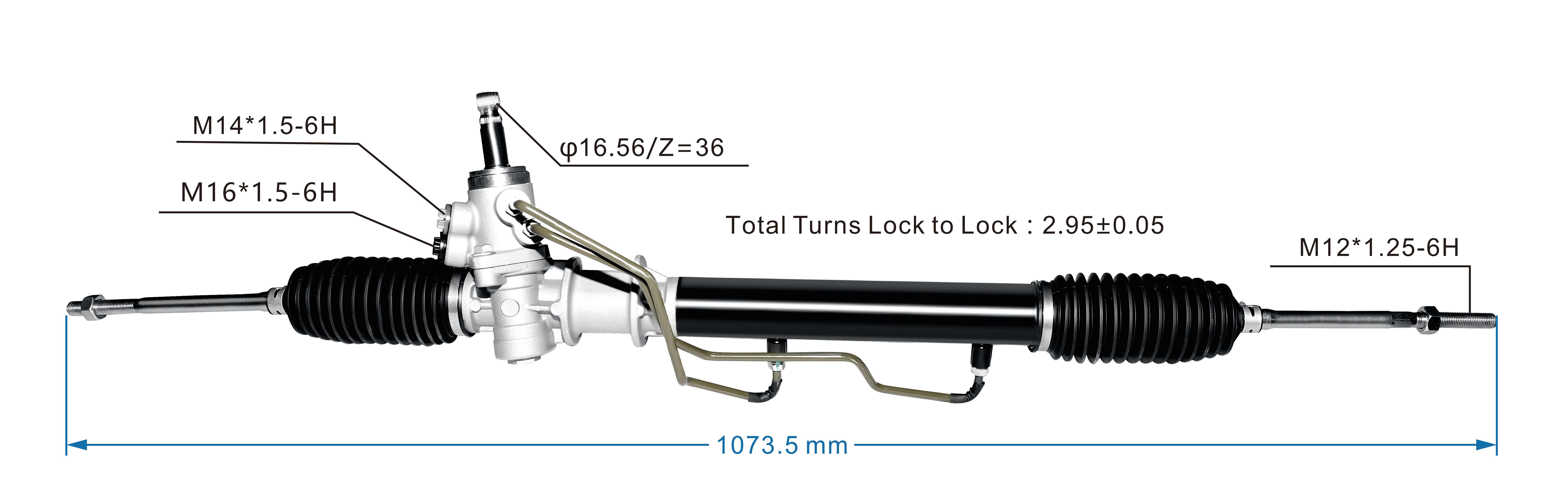 Hyundai Atos Hydraulic Power Steering Rack | KITLAMT
