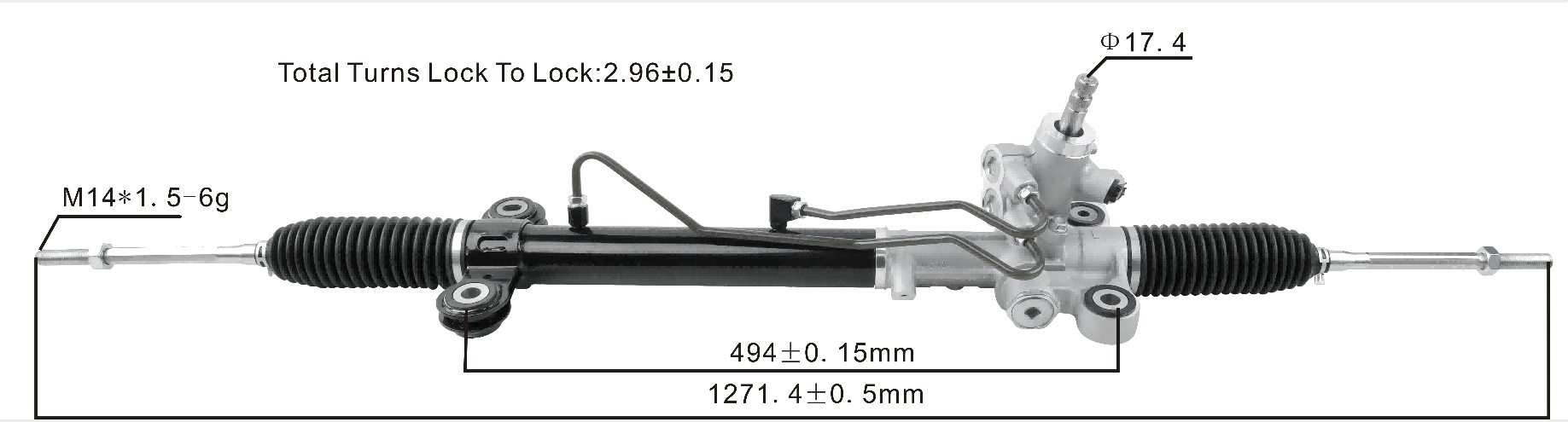 Honda CR-V 2007- Hydraulic Power Steering Rack | KITLAMT