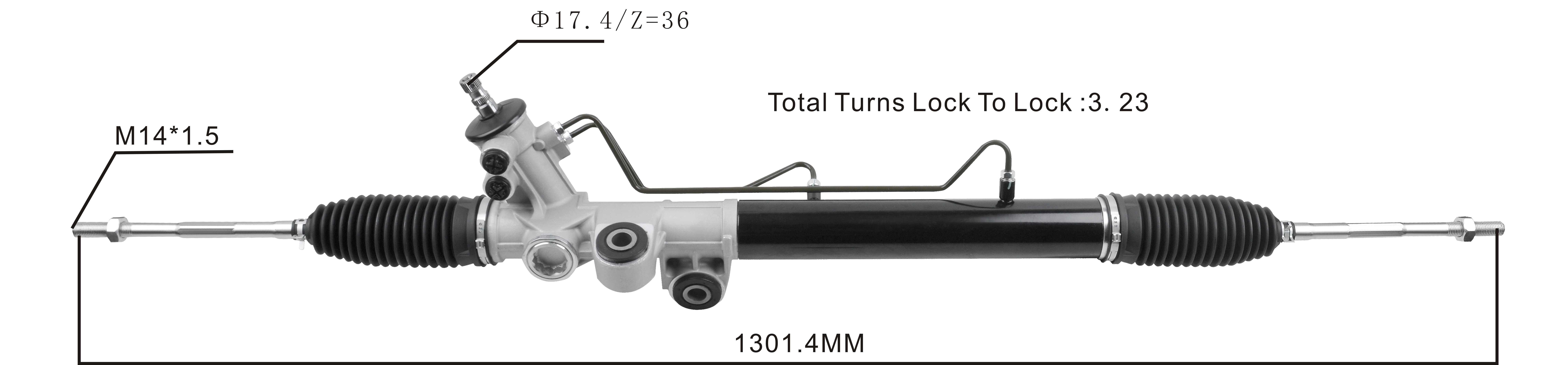Isuzu D-Max 2007 4WD Hydraulic Power Steering Rack | KITLAMT