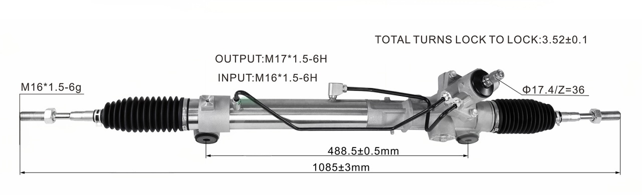 Toyota Alphard 2002-2008 Hydraulic Power Steering Rack | KITLAMT