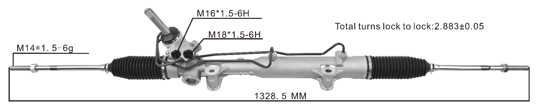 Chrysler Town Country 2011-2016 Hydraulic Power Steering Rack | KITLAMT