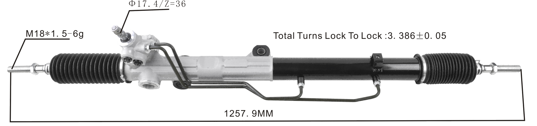 Toyota Tundra 1999-2006 Hydraulic Power Steering Rack | KITLAMT