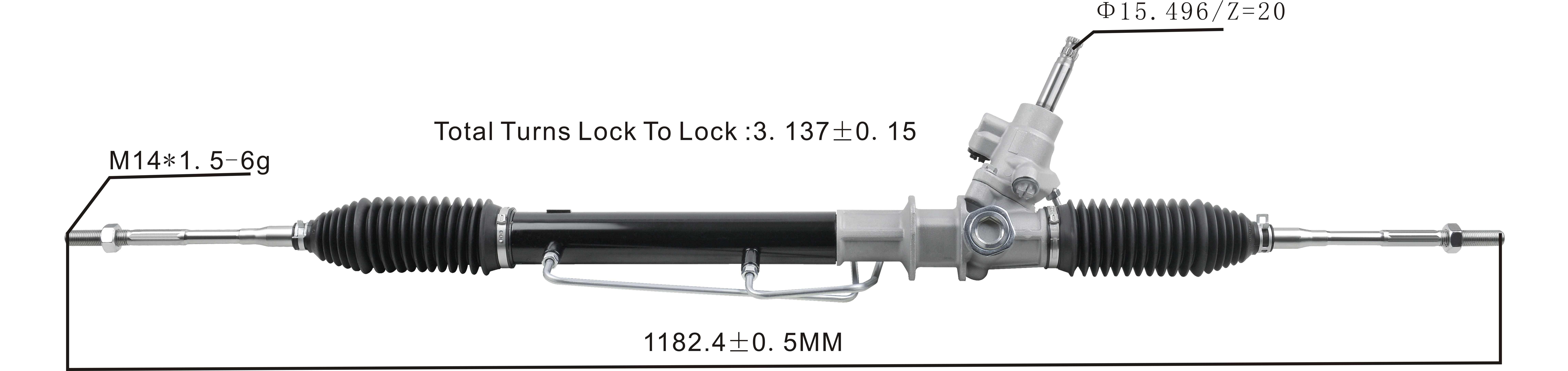 Subaru Legacy BE,BH '99-'04, Hydraulic Power Steering Rack | KITLAMT