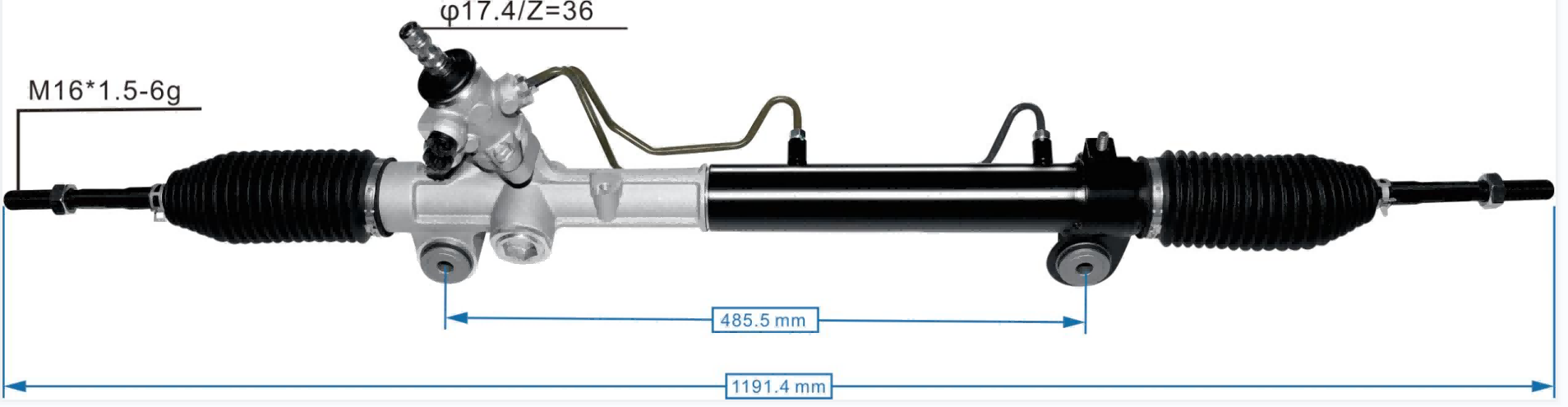 Toyota Sienna 2003- Hydraulic Power Steering Rack | KITLAMT