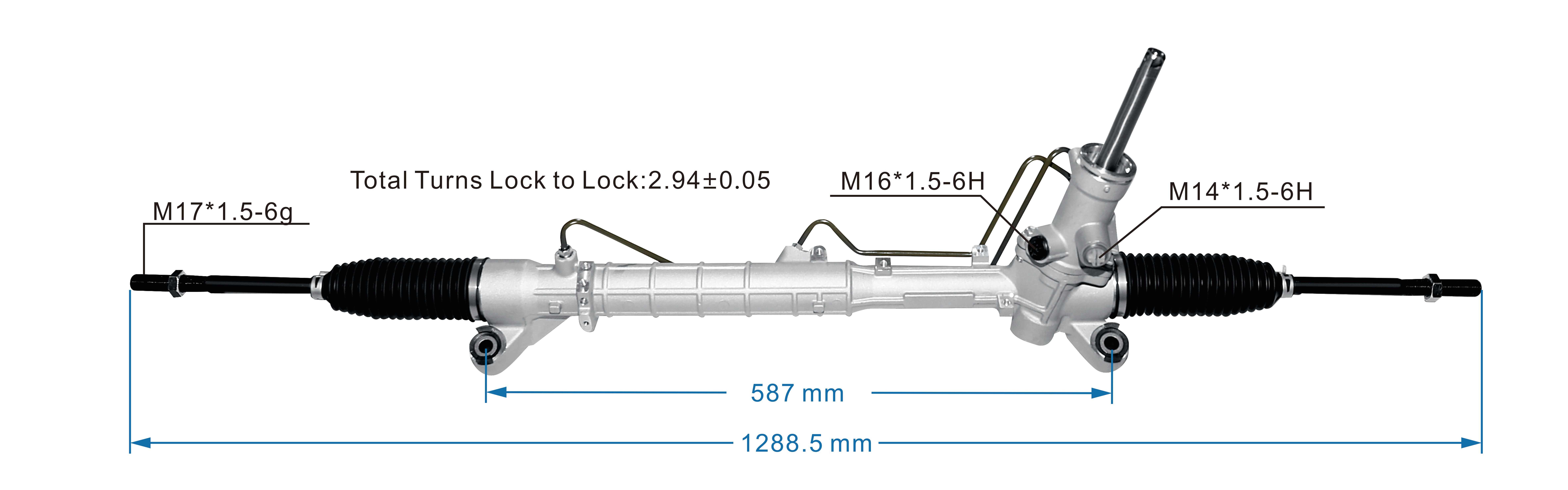 Mazda 3 2004- Hydraulic Power Steering Rack | KITLAMT