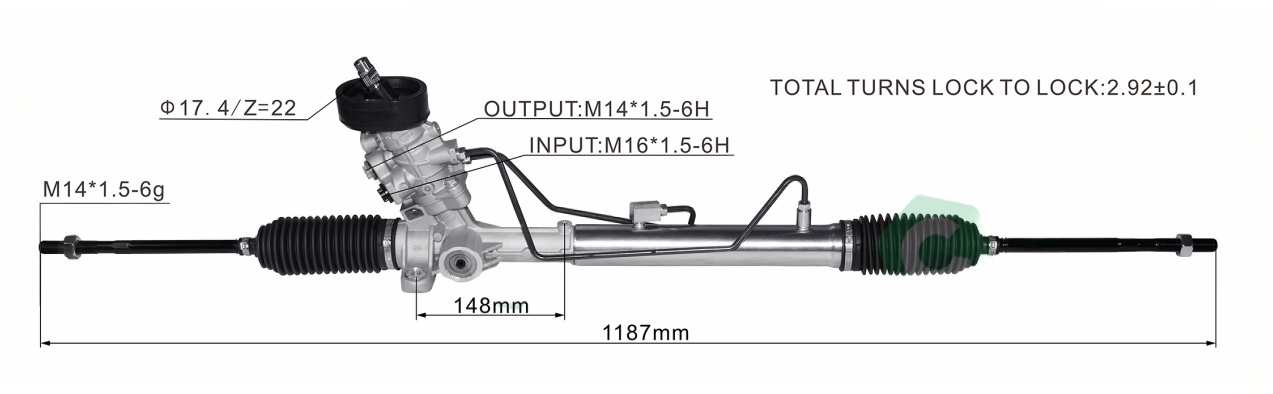 Volkswagen Polo Hydraulic Power Steering Rack | KITLAMT
