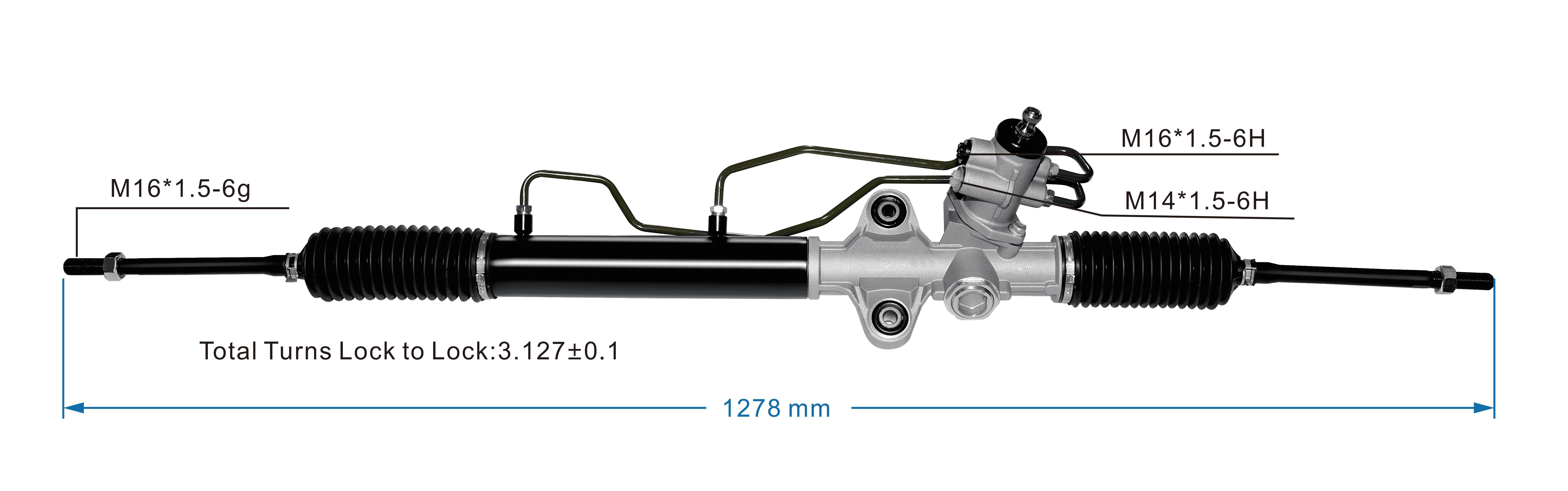 Hyundai Porter II 2004- Hydraulic Power Steering Rack | KITLAMT