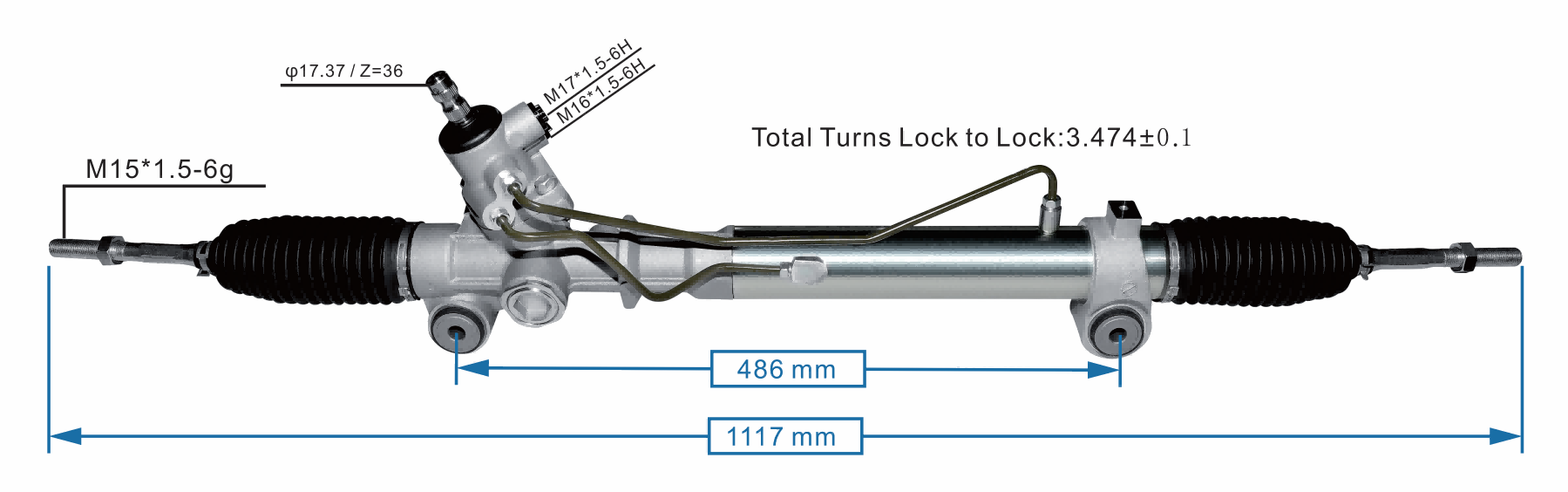 Toyota Alphard 2002- Hydraulic Power Steering Rack | KITLAMT