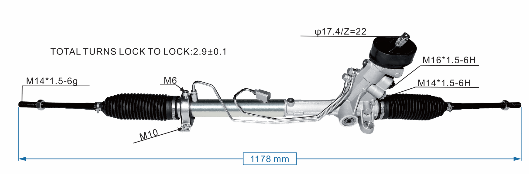 Volkswagen Steering Rack 6Q2423055P | KITLAMT