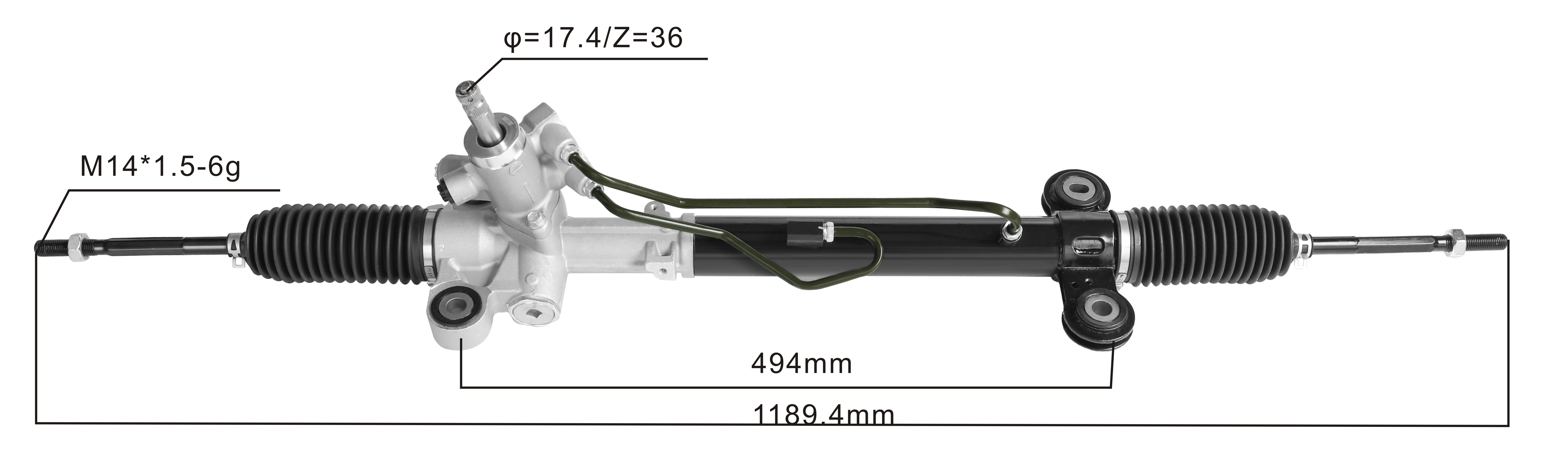 Honda Acura Hydraulic Power Steering Rack | KITLAMT