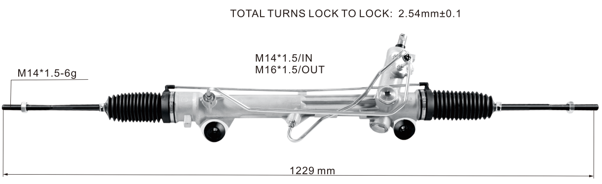 FORD MUSTANG 1999-2004 Hydraulic Power Steering Rack | KITLAMT