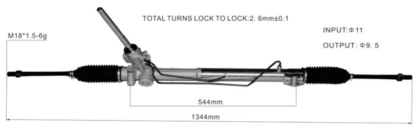 Land Rover Freelander 2 2006-2015 Hydraulic Power Steering Rack | KITLAMT