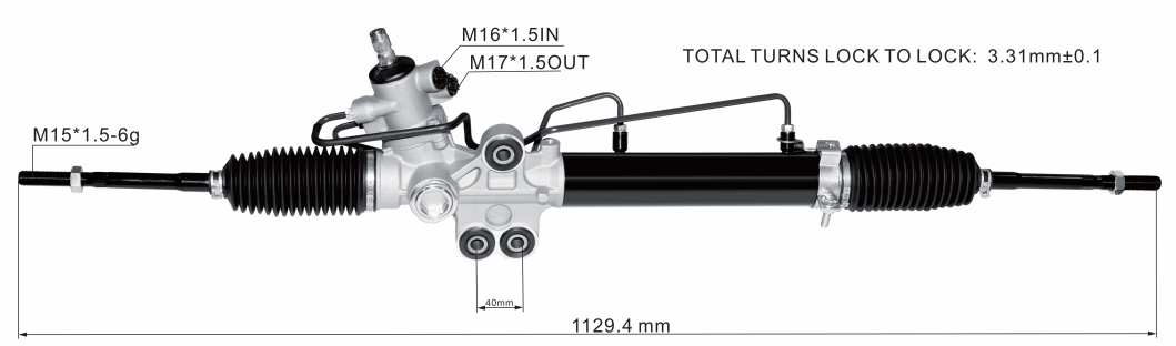 Toyota GranAce (Japan) Hydraulic Power Steering Rack | KITLAMT