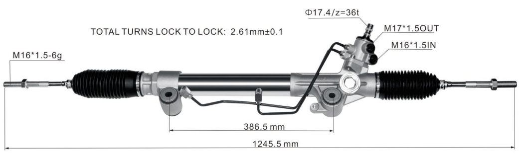TOYOTA 4RUNNER 2010-2020 Hydraulic Power Steering Rack | KITLAMT