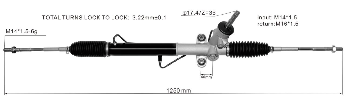 Subaru Forester 2009- Hydraulic Power Steering Rack | KITLAMT