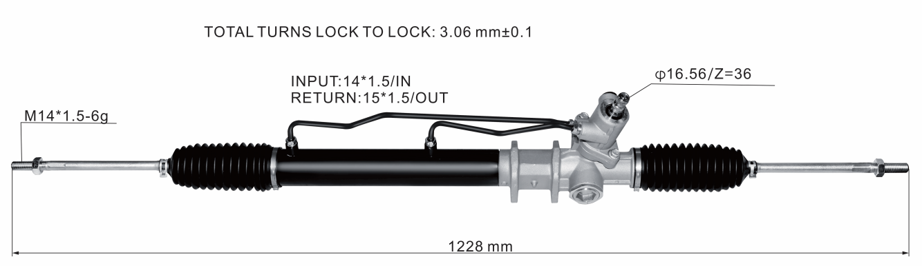 Mitsubishi Delica 1986-2013 Hydraulic Power Steering Rack | KITLAMT